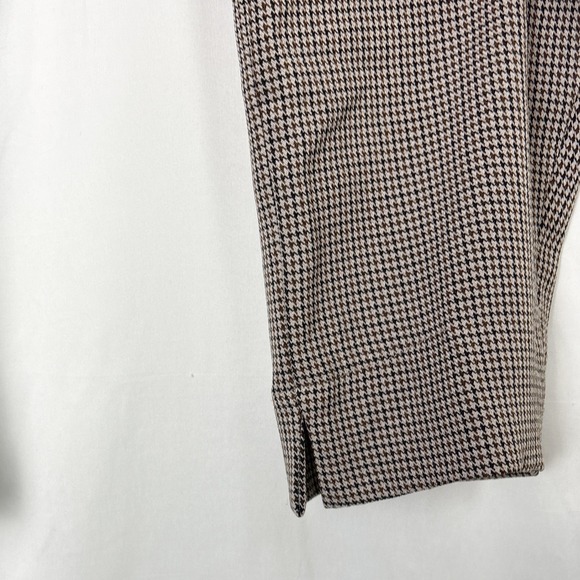 Carly Jean Los Angeles Houndstooth Pants Women's Size Medium Ankle Career Casual - Picture 6 of 15